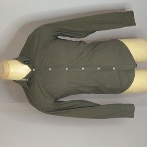 Zara man medium brown button down